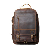 Navigator Tan Leather Backpack